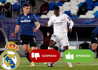 Puntúa de 0 a 10 a los jugadores del Real Madrid contra el Atalanta