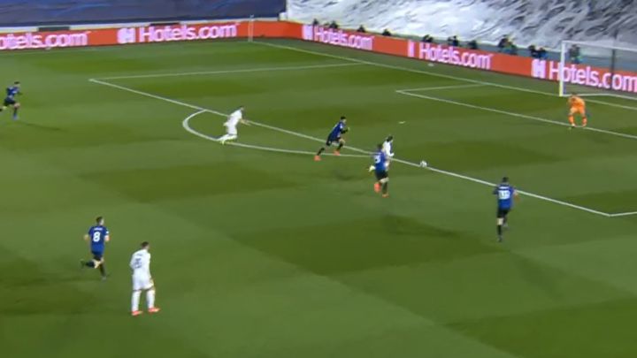 La genialidad de Modric en el gol de Benzema a la Atalanta