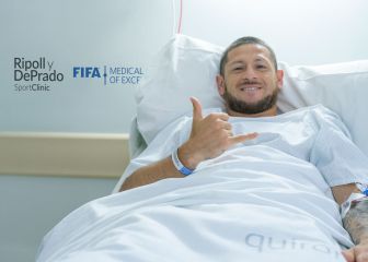 Acuña se opera y el doctor Ripoll confirma los cinco meses de baja