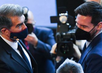 Los mensajes de Laporta en su investidura a Messi, Koeman, UNICEF...