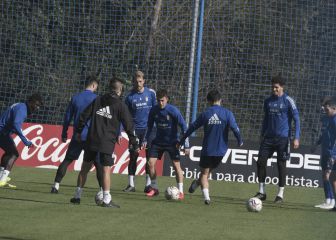 El Oviedo, con el guion del empate ante el Espanyol