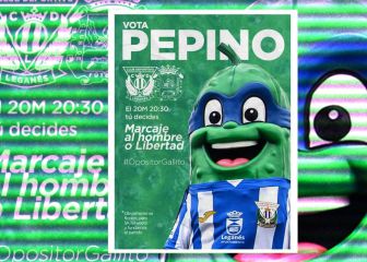El Leganés pide votar a Pepino: “Marcaje al hombre o libertad”