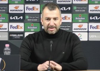 Diego Martínez: “Estar entre los ocho mejores de Europa League es algo brutal”