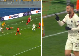 La Europa League se le queda muy corta: el doblete de Mayoral o cómo ser un 'nueve' total