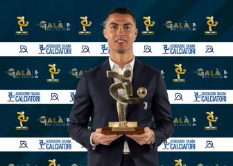 Cristiano Ronaldo named Serie A player of the year for 2020