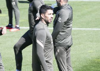 El Atlético se aferra al Suárez que en la Liga sí es determinante