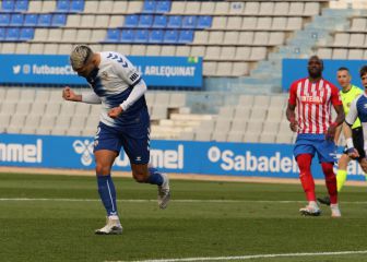 Mackay sostiene al Sabadell ante el empuje del Sporting