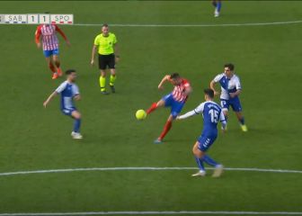 Es el goleador de moda en Segunda y lo demuestra cada fin de semana: ¡qué golazo de Djuka!