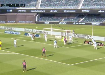 El gol que se le escapó a Vinicius en el área pequeña