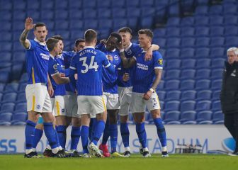 El Brighton consigue tres puntos de oro en la pelea por la permanencia