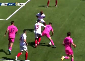 Polémica en el Sanse-Castilla: el penalti no pitado a Hugo Duro que ha revolucionado Twitter