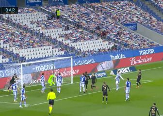 Messi ahora es feliz: vean su reacción en el 3-0 del Barça