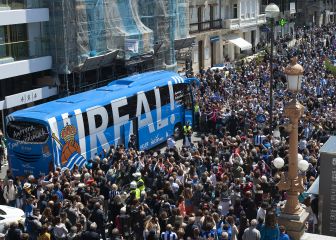 La Real llevará a la final de Sevilla las banderas de los pueblos de Gipuzkoa