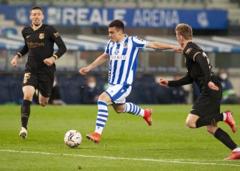 Aprobados y suspensos de la Real: Barrene puso el honor