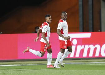 Mamadou Sylla se confirma como el '9' que sostiene al Girona