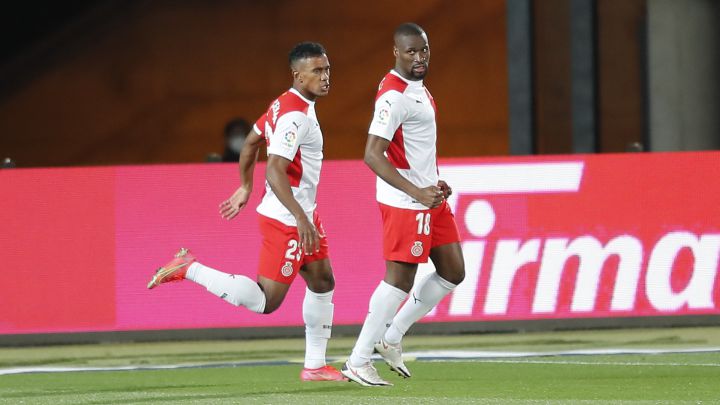 GIRONA Mamadou Sylla se confirma como el '9' que sostiene al Girona - AS.com