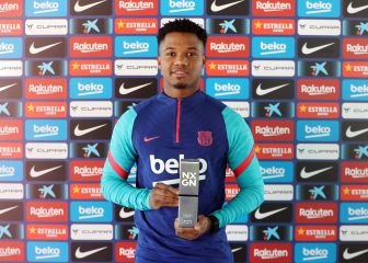 Ansu Fati, elegido mejor jugador joven del mundo