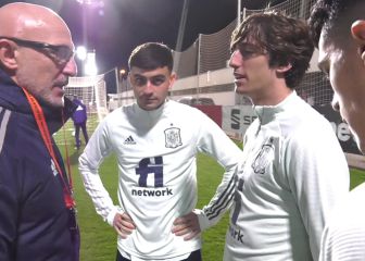 El detallazo de Pedri, Porro y Bryan Gil y una conversación privada preciosa