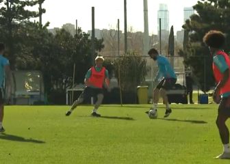 Nacho, al más puro estilo Brasil con este regate que desató el aplauso de Zidane