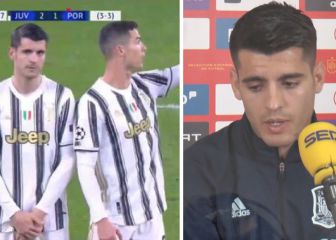 Morata habla del fallo en la barrera que dejó fuera a la Juve