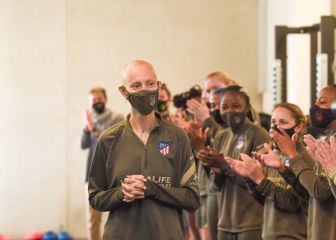 Torrecilla vuelve a entrenar con el Atleti tras superar un tumor