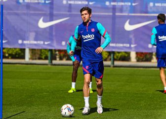 Sergi Roberto se prueba en un partidillo con el filial