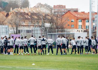 El Real Valladolid suspende su entrenamiento por el positivo de Roberto