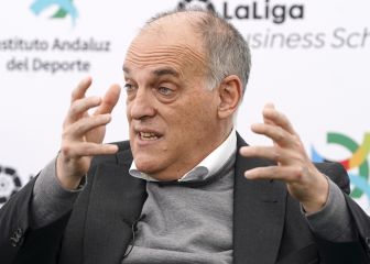 Tebas, sobre el Málaga: “Su situación es casi buena”