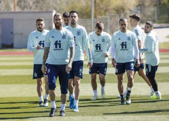 Gerard Moreno, baja en el último entrenamiento antes del estreno