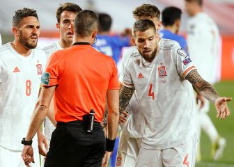 El empate de España y Grecia en imágenes