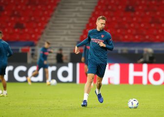 De Jong, menos protagonista
pero más eficaz en Nervión