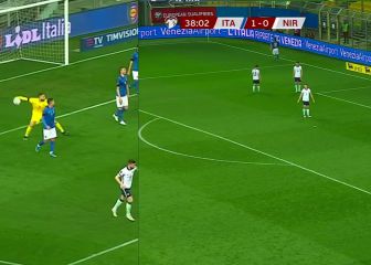 Italia sorprende: del arquero al gol en 10 segundos... ¡y sin levantar la pelota!