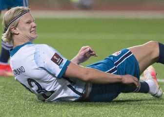 Haaland se pone tenso