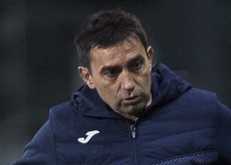 Garitano: “La jugada de la roja y el penalti son disputas, sin más”