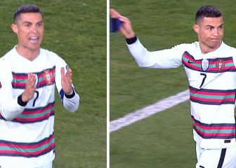 Cristiano Ronaldo explota: no le validan un gol y tira el brazalete al piso
