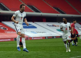 Kane tira del carro de Inglaterra