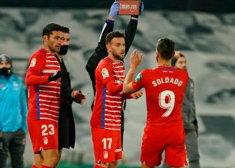 Jorge Molina y Roberto Soldado: el gol no tiene edad