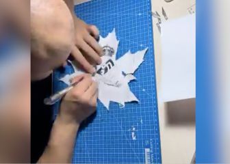 ¿Guiño a Sergio Ramos? La obra de arte en una hoja que ha compartido el Madrid