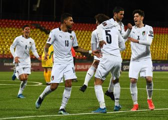 Italia no falla y Mancini alcanza a Lippi