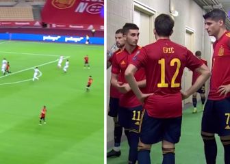 El gesto de Morata a Ferran que acabó en el túnel de vestuarios