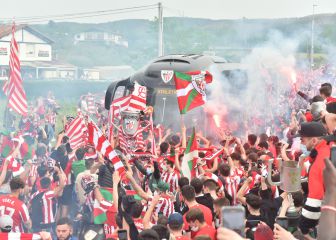 Locura en Lezama para despedir al Athletic