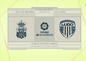 Las Palmas golea al Lugo y acecha los puestos de playoff