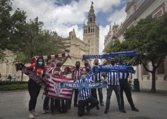 Sevilla, rojiblanca y txuri-urdin