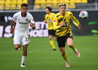 Haaland se aleja de la Champions