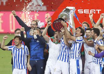 La victoria y la celebración de la Real Sociedad en imágenes