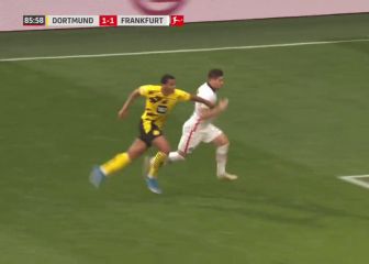 Imponente Jovic en el gol decisivo para derrotar al Dortmund
