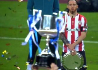 El otro gesto de Muniain aparte de tocar la copa: definitorio