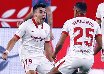 La victoria del Sevilla ante el Atlético de Madrid en imágenes