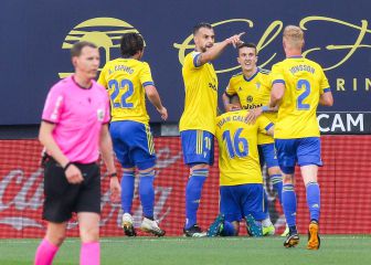 Aprobados y suspensos del Cádiz: Cala y Marcos Mauro dan tres puntos de oro