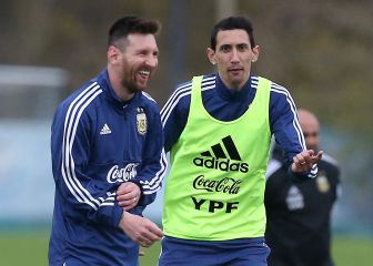 Di María llama a Messi: 